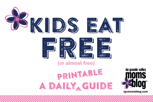 Kids Eat Free :: A Printable Guide