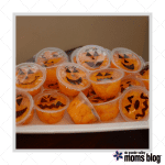 Pumpkin-Faced Mandarin Cups