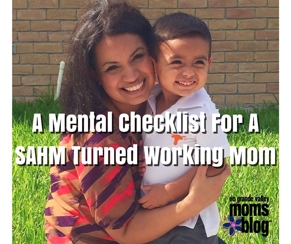 Transitioning from SAHM to Working Mom