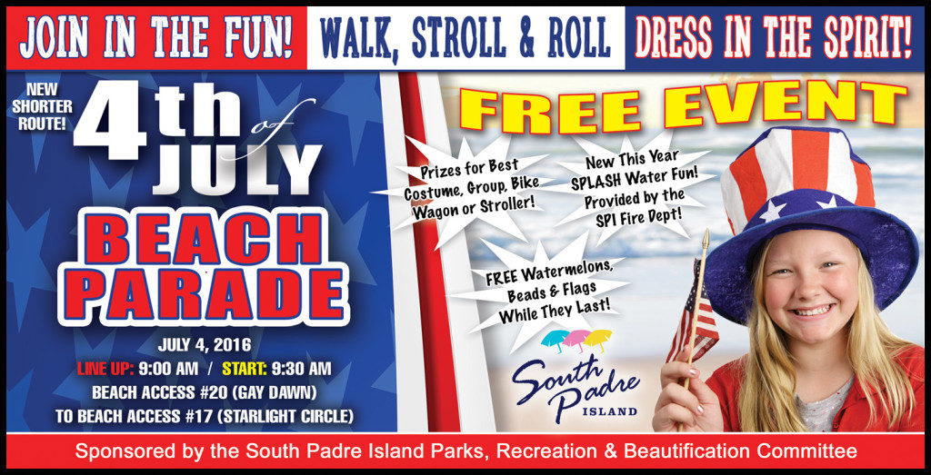 SPI 4th of July 2016 beach parage and festivities