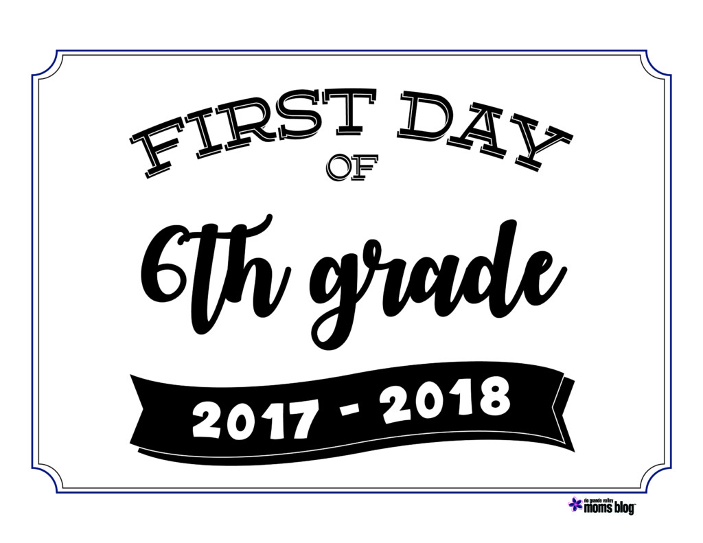 First Day of School Signs - RGV Moms Blog