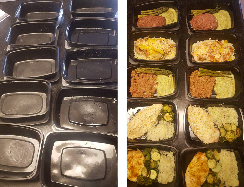 Meal Prep Collage: Meals
