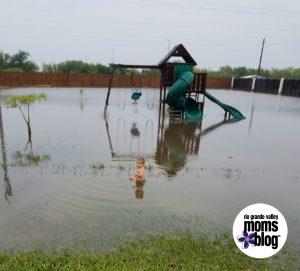Los Fresnos Backyard Flood