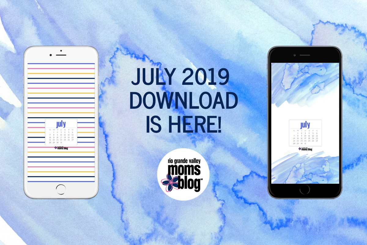 July 2019 RGVMB Phone Background Calendar Download