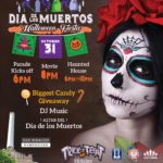 Dia de los Muertos Halloween Fiesta Hidalgo