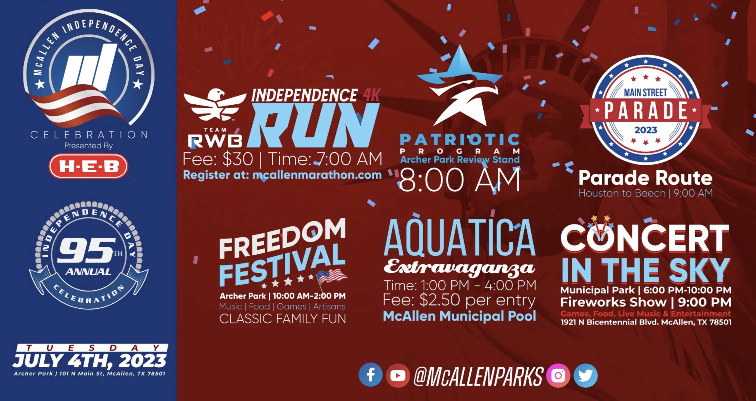 Independence Day Events McAllen July 4